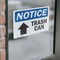 Signmission Trash Can (Up Arrow) Sign With Symbol, 10 in W x Rectangle, Vinyl Decal OS-2PACK-NS-D-710-L-18725 - alternate 5